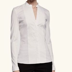 Akris Punto Jersey Poplin Blouse